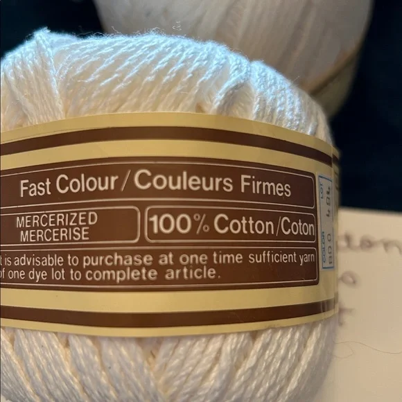 Vintage 100% cotton yarn - Picture 5 of 7